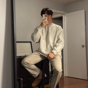 Fear of God / Essentials / White Beige / Sweatshirt / Large